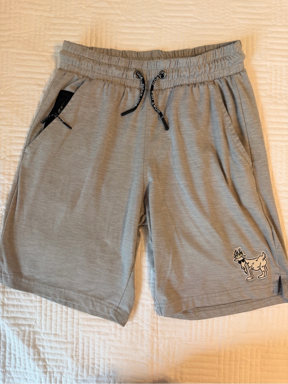 GOAT USA Kids' Gray Athletic Pull-On Shorts